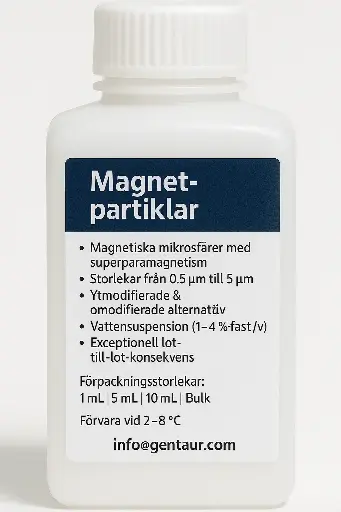 [CMX-40-10] Carboxyl Magnetic Particles, Crosslinked, 2.5%w/v, 3.0-6.0µm, 10mL